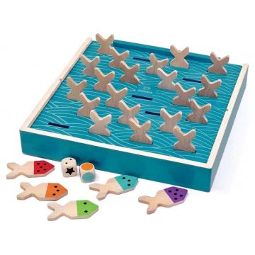 Joc din lemn 6 în 1 Svoora - Fish Fish