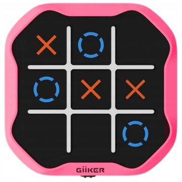 Joc electronic Giiker - Tic-Tac-Toe Bolt, roz