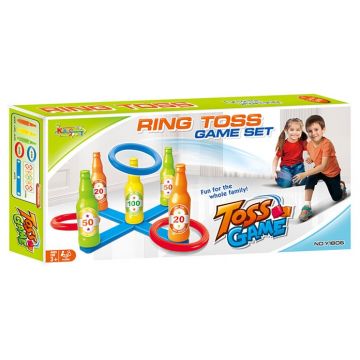 Joc pentru copii Raya Toys - Toss Game, sticle și inele