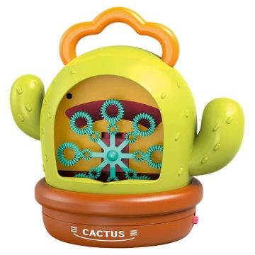 Jucărie pentru bule de săpun Raya Toys – Cactus, cu muzică și lumini