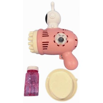 Jucărie pentru bule de săpun Raya Toys - Iepure spațial, roz