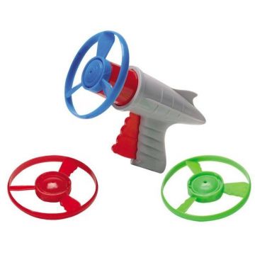 Jucărie pentru copii Bigjigs - Pistol cu discuri