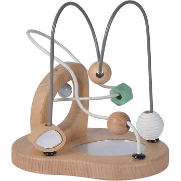 Labirint din lemn cu margele Eichhorn - Baby Pure