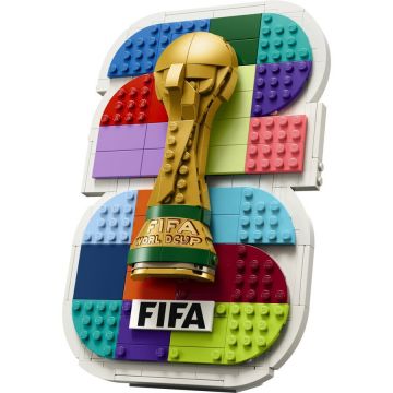 LEGO® Set de constructie LEGO Editions - Emblema oficiala a FIFA World Cup 2026 43032, Jucarii pentru Copii, Jucarii pentru Baieti, Decoratiuni pentru Living, Idee de Cadou pentru Copii, 298 piese, Varsta 10 ani, Multicolor