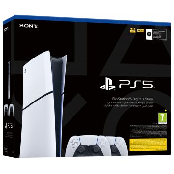 PlayStation 5 (Slim) Digital Edition +al doilea controler DualSense