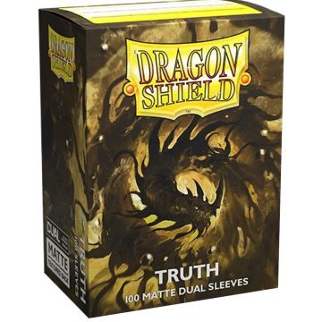 Protecții pentru cărți Dragon Shield - Matte Dual Sleeves Standard Size, Truth (100 buc.)