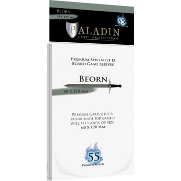 Protecții pentru carduri Paladin Card Protection - Beorn, Specialist D, 68x120mm (55 buc)