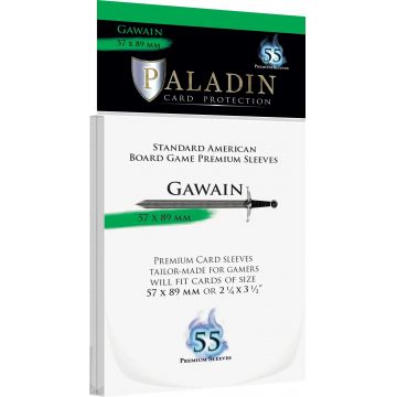 Protecții pentru carduri Paladin Card Protection - Gawain, Standard American, 57 x 89 mm (55 buc)
