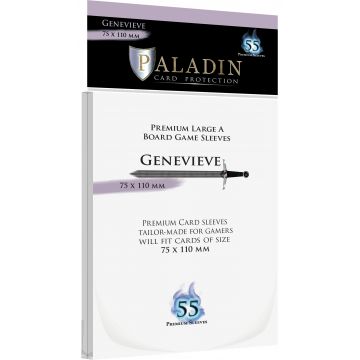 Protecții pentru carduri Paladin Card Protection - Genevieve, Large A, 75 x 110 mm (55 buc)
