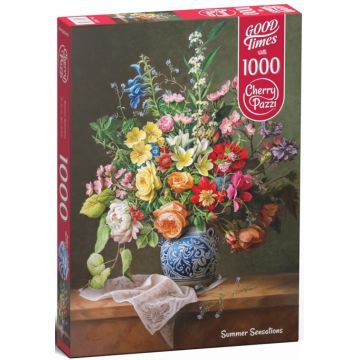 Puzzle Cherry Pazzi din 1000 de piese - Flori in sufragerie