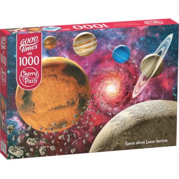 Puzzle Cherry Pazzi din 1000 de piese - Spațiu deasupra orizontului lunar