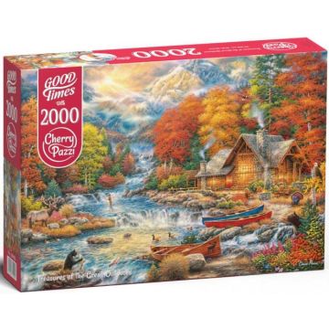 Puzzle Cherry Pazzi din 2000 de piese - În pădure