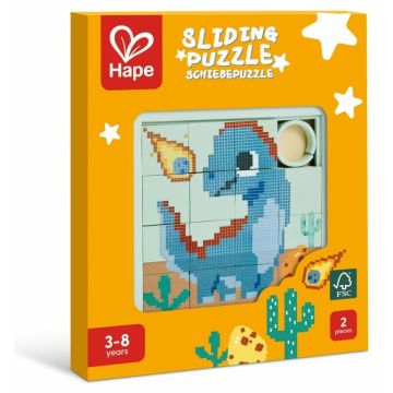 Puzzle glisant din lemn Hape – 16 piese
