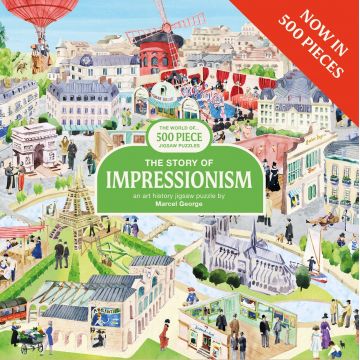 Puzzle Laurence King din 500 piese - Istoria impresionismului