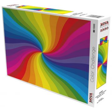 Puzzle Nova puzzle din 1000 piese - Explozie de curcubeu