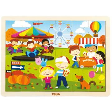 Puzzle pentru copii Viga - Toamna, 24 piese