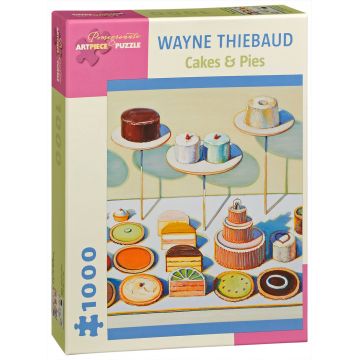 Puzzle Pomegranate de 1000 piese - Torturi si placinte, Wayne Thiebaud