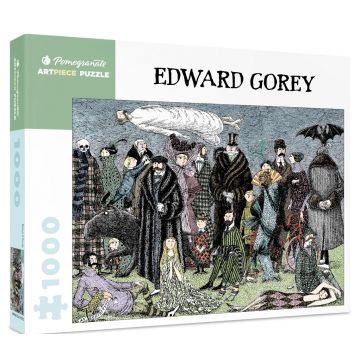 Puzzle Pomegranate din 1000 piese - Personajele emblematice ale lui Edward Gorey