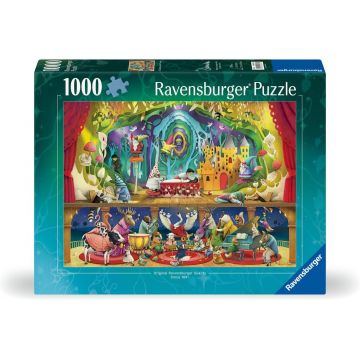 Puzzle Ravensburger din 1000 de piese - Albă ca Zăpada și cei 7 pitici