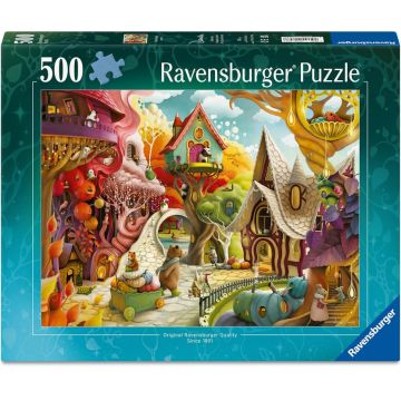 Puzzle Ravensburger din 500 piese - Casă dulce casă
