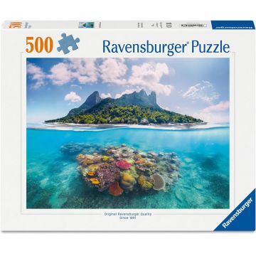 Puzzle Ravensburger din 500 piese - Escapadă pe insulă