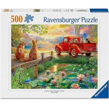 Puzzle Ravensburger din 500 piese - Iubire de vară
