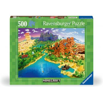 Puzzle Ravensburger din 500 piese - Minecraft