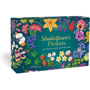 Puzzle rotund Thames & Hudson din 1000 de piese - Flori shakespeariene