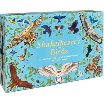 Puzzle rotund Thames & Hudson din 1000 piese - Păsările în opera lui Shakespeare
