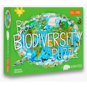 Puzzle rotund  Thames & Hudson din 70 piese - O mare biodiversitate