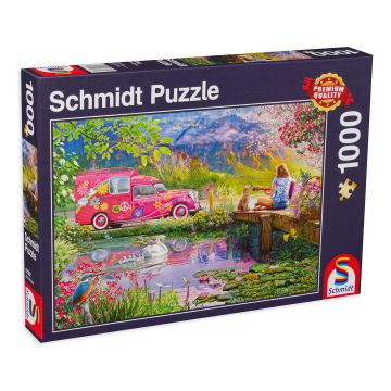 Puzzle Schmidt din 1000 de piese - Colț de paradis
