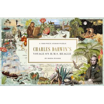Puzzle Thames & Hudson din 1000 piese - Călătoria lui Charles Darwin