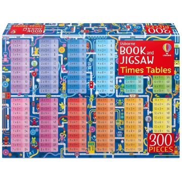 Puzzle Usborne din 300 piese - Tabele de înmulțire