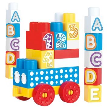 Set de construcție pentru bebeluși Dolu JumBlocks - 25 piese