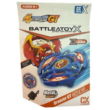 Set de joacă Raya Toys - BattleAToy X Dranzer GT, titirez și mecanism de lansare, albastru