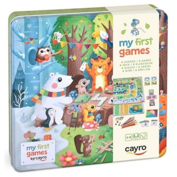 Set de jocuri clasice pentru copii Cayro - Primele mele 6 jocuri