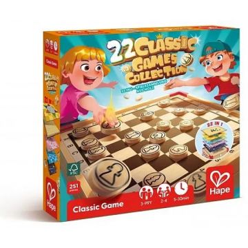 Set de jocuri de masă HaPe - 22 jocuri clasice