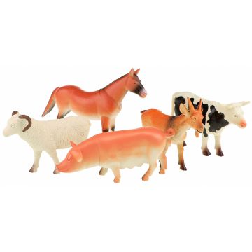 Set figurine Тoi Toys Animal World - Deluxe, Animale de casa, 5 bucati