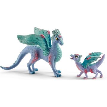 Set figurine Schleich Bayala - Dragoni colorati