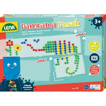 Set pentru mozaic Lena - Panorama XL, 240 piese, Ø15 mm