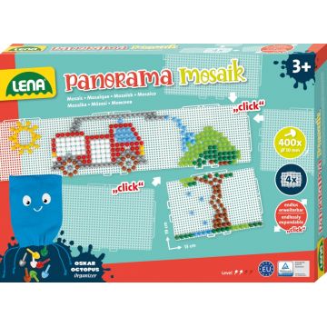 Set pentru mozaic Lena - Panorama XL, 400 piese, Ø10 mm