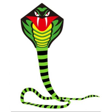 Zmeu pentru copii Raya Toys - Cobra Regală, verde