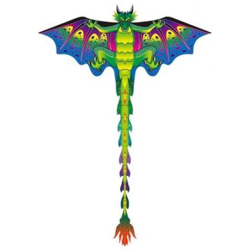 Zmeu pentru copii Raya Toys - Dragon, albastru