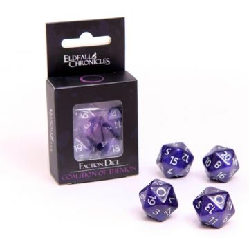 Accesoriu pentru joc de societate Eldfall Chronicles: Northern Wind - Faction Dice - Coalition of Thenion