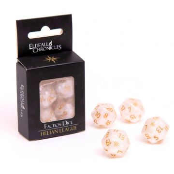 Accesoriu pentru joc de societate Eldfall Chronicles: Northern Wind - Faction Dice - Helian League