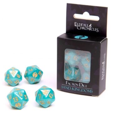 Accesoriu pentru joc de societate Eldfall Chronicles: Northern Wind - Faction Dice - Sand Kingdoms