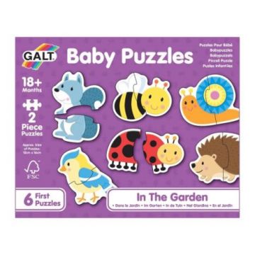 Baby puzzle: in gradina (2 piese)