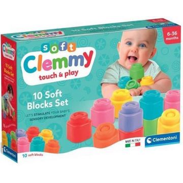 Constructor Clementoni Clemmy - 10 piese, moale