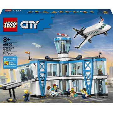 Constructor LEGO City - Aeroport cu avion (60502)