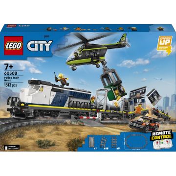 Constructor LEGO City - Jaf dintr-un tren de poliție (60508)